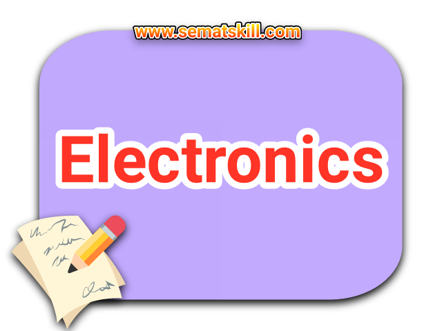 alat elektronik dalam bahasa Inggris