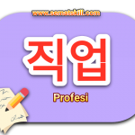 30+ Profesi Dalam Bahasa Korea