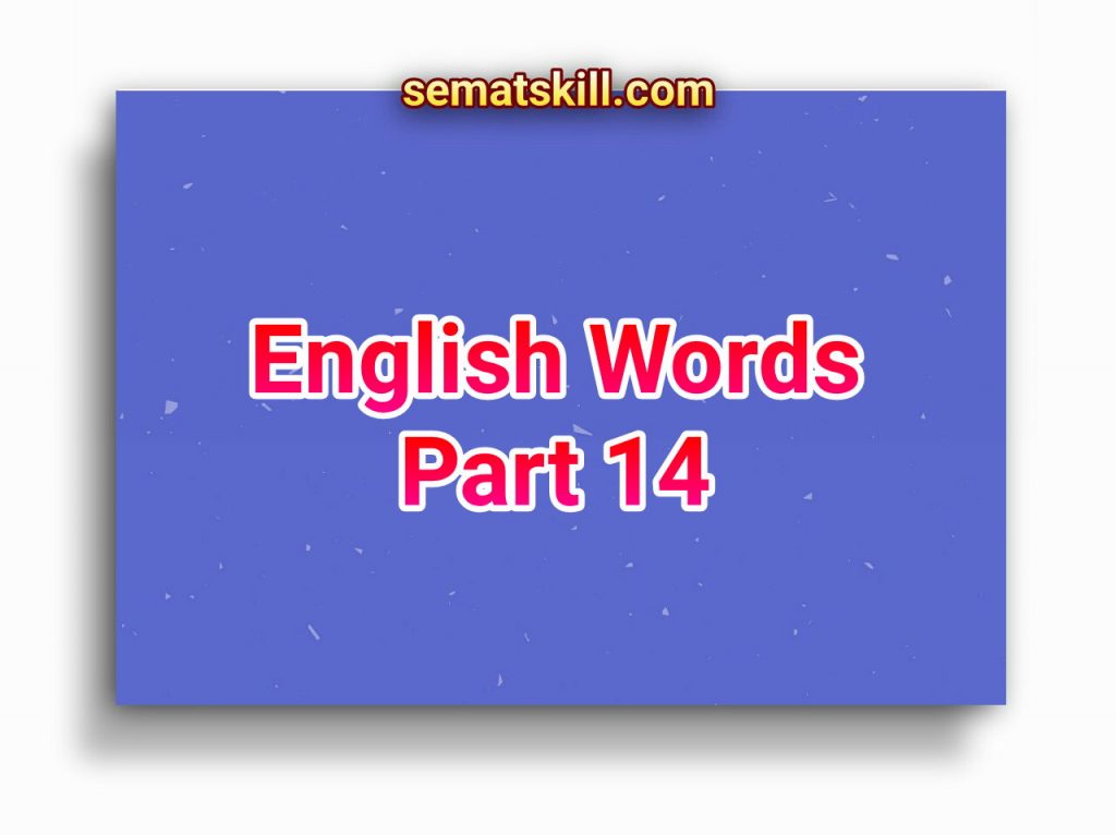 English Words Part 7