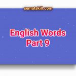 English Words Part 9