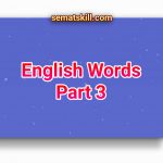 English Words Part 3