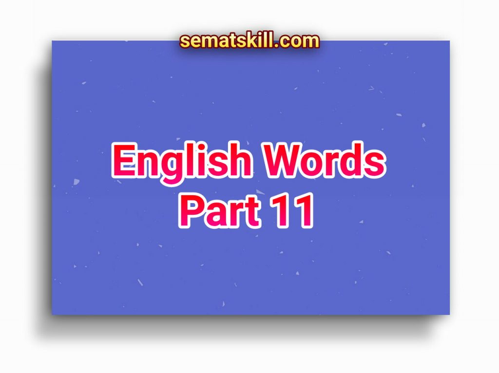 English Words Part 10