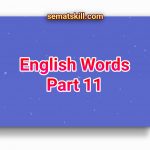 English Words Part 11
