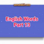 English Words Part 13
