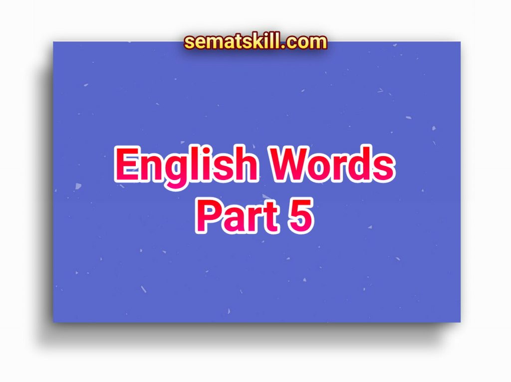 English Words Part 16
