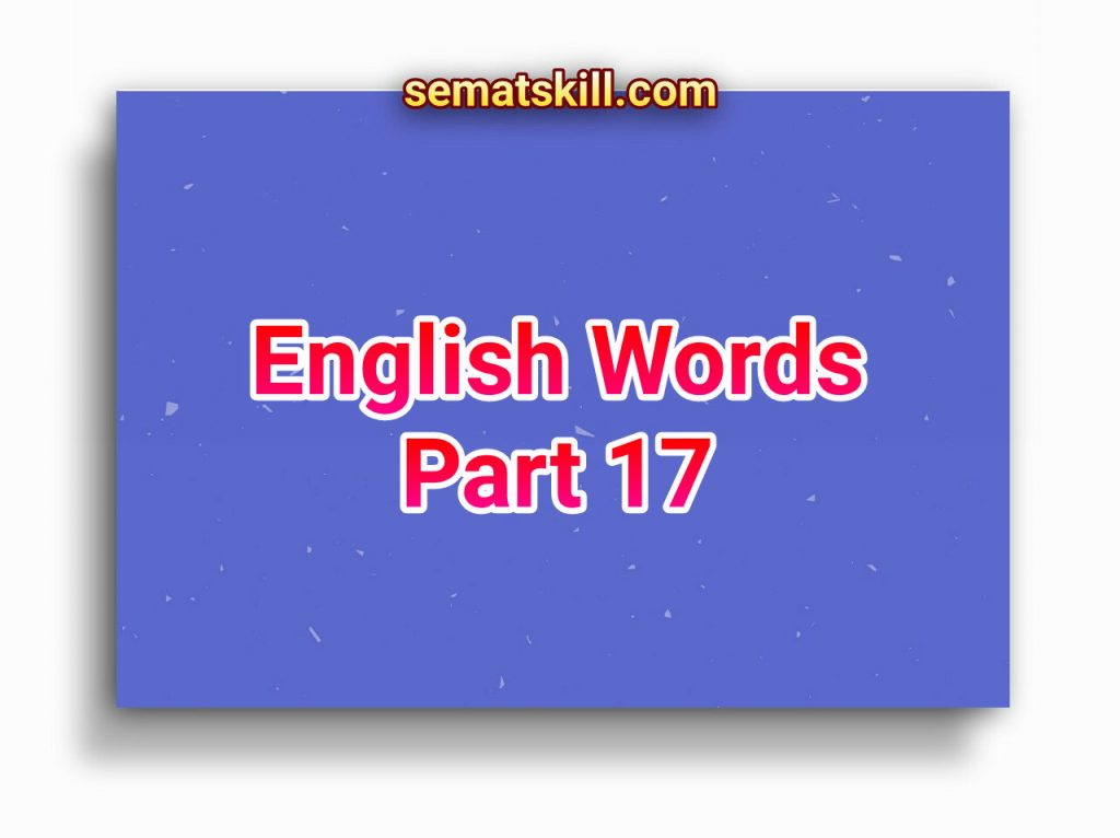 English Words Part 4