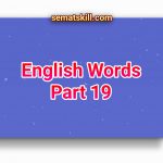 English Words Part 19