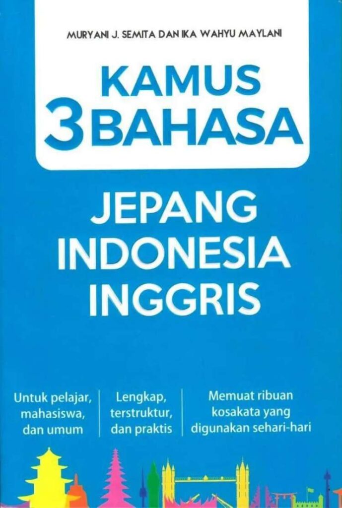 Kamus 3 Bahasa Jepang Indonesia Inggris