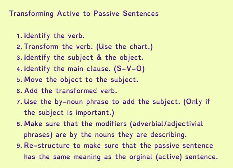 Dari Active Sentence Menjadi Passive Sentence