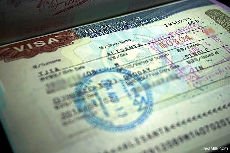 mengurus visa korea perlu syarat lengkap salah satunya adalah formulir isian