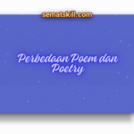 Perbedaan Poem Dan Poetry