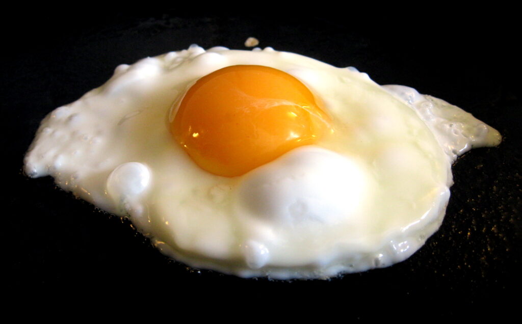 Telur Ceplok : Telur Mata Sapi