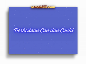 Pahami Perbedaan Can Dan Could Dalam Bahasa Inggris - Sematskill.com